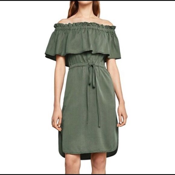BCBGMAXAZRIA Evangelie Off the Shoulder Dress - Picture 1 of 9